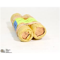 LOT OF TWO 1967  MINT ROLL PENNIES