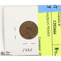 1920 CANADIAN PENNY