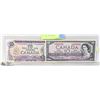 Image 1 : 1971 AND 1954 CANADIAN $10 BILLS
