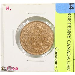 1900 LARGE PENNY CANADIAN