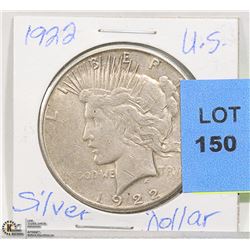 1922 USA SILVER DOLLAR