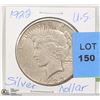 Image 1 : 1922 USA SILVER DOLLAR
