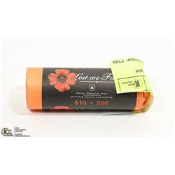 ORIGINAL BANK ROLL OF 2004 POPPY - LEST WE FORGET
