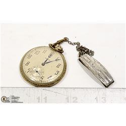 VINTAGE 1920'S GRUEN 15 JEWEL POCKET WATCH