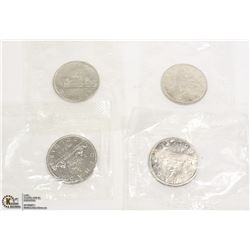 X4 1968/69 CANADIAN MINT SEALED $1 COINS
