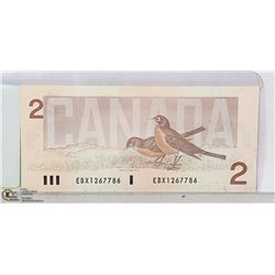 1986 CANADIAN REPLACEMENT $2 BILL