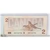 Image 1 : 1986 CANADIAN REPLACEMENT $2 BILL