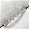 Image 2 : 10KT WHITE GOLD DIAMOND RING SIZE 6.5