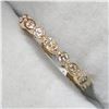 Image 1 : 10KT YELLOW GOLD DIAMOND RING. SIZE 6.5