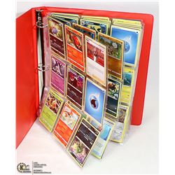 180 VARIOUS POKEMON CARDS IN BINDER