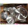 Image 1 : 5PC TRAMONTINA STAINLESS STEEL COOK SET