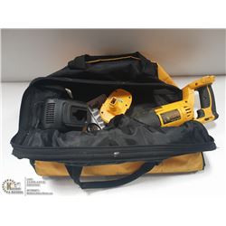 DEWALT 18VT SAWZALL W/ BATTERY, CHARGER &