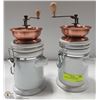 Image 1 : PAIR OF COFFEE GRINDERS