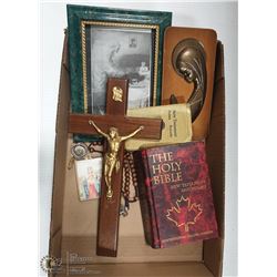 LARGE LOT OF RELIGIOUS ITEMS