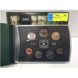 2002 CANADIAN SPECIMEN COIN SET