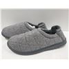 Image 1 : SNUGGLEAVES LONGBAY MENS THICK GREY SLIPPERS.