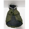 Image 1 : SMALL DOGS GREEN PARKA SIZE XL (SIZING RELATIVE TO
