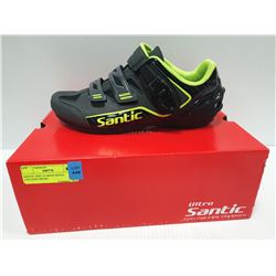 SANTIC SIZE 42 MENS SPEED CYCLING SHOES.