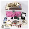 Image 1 : JEWELLERY BOX WITH CONTENTS