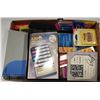Image 1 : FLAT OF ASSORTED OFFICE / STATIONARY ITEMS