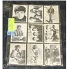 Image 1 : LOT OF 9 VINTAGE BEATLES COLLECTOR CARDS