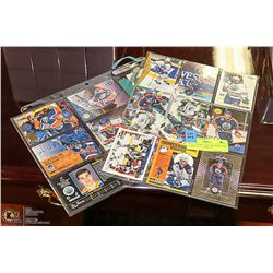 DOUG WEIGHT OILERS HOCKEY NHL CARDS LOT.  2 SHEETS