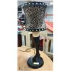 Image 1 : KINKY LEG LAMP W/ LEOPARD PRINT STUDDED SHADE