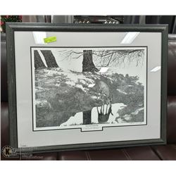 DUCKS UNLIMITED "THE FIRST SMALL SIP" BY OWEN