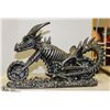 Image 1 : DRAGON MOTORBIKE 9.5" TALL X 15" WIDE