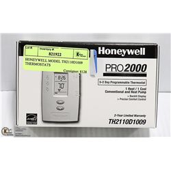 HONEYWELL MODEL TH2110D1009 THERMOSTATS