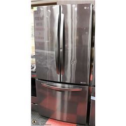 LG 33" STAINLESS STEEL FRIDGE.