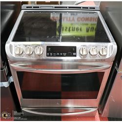 LG SLIDE IN STAINLESS STEEL RANGE. (WITH HANDLE)