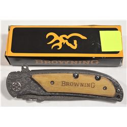 NEW BROWNING HEAVY DUTY FOLDING POCKET KNIFE