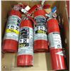 Image 1 : LOT OF 4 FIRE EXTINGUISHERS