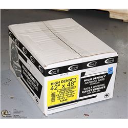 CASE OF 100 - 42 X 48 CLEAR FOOD GRADE GARBAGE BAS