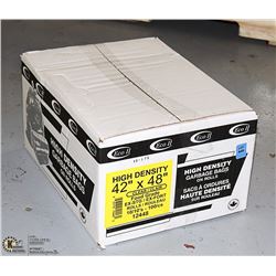 CASE OF 100 - 42 X 48 CLEAR FOOD GRADE GARBAGE BAS