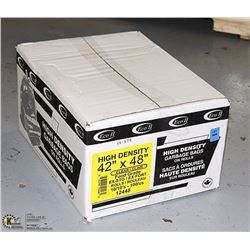 CASE OF 100 - 42 X 48 CLEAR FOOD GRADE GARBAGE BAS