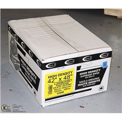 CASE OF 100 - 42 X 48 CLEAR FOOD GRADE GARBAGE BAS