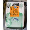 Image 1 : CASE OF 200 - 35 X 48 REGULAR BLACK GARBAGE BAGS