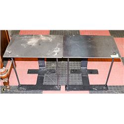 SOLID HEAVY DUTY WELDED IRON STAND 20" X 14" X 19"