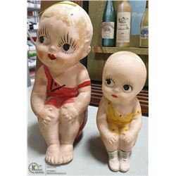 2 KEWPIE DOLLS