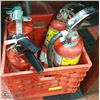 Image 1 : LOT OF 4  5LBS CHARGED FIRE EXTINGUISHERS