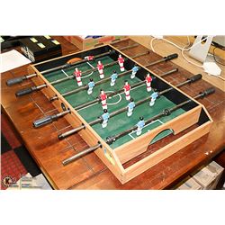 TABLE TOP FOOSBALL GAME 37 IN X 21 IN