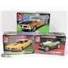 Image 1 : 3 AMT CAR. 1/25 UNASSEMBLED MODELS,