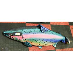 4 FOOT LONG RAINBOW TROUT PLUSH FISH