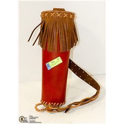 ARROW QUIVER CASE-GENUINE LEATHER, HAND MADE