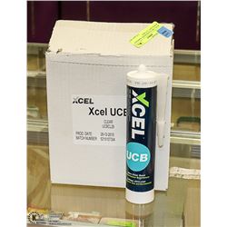 XCEL UBC:CLEAR BOND ADHESIVE & SEALANT 12 TUBES