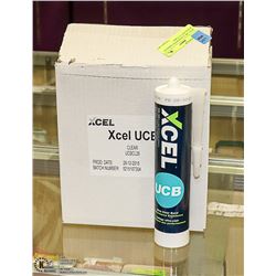 XCEL UBC CLEAR BOND ADHESIVE & SEALANT 12 TUBES