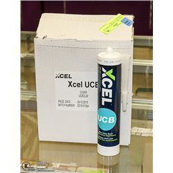 XCEL UBC CLEAR BOND ADHESIVE & SEALANT 12 TUBES