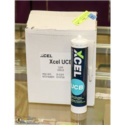 XCEL UBC CLEAR BOND ADHESIVE & SEALANT 12 TUBES